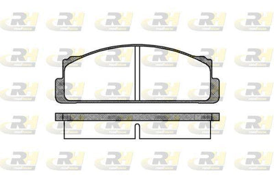 ROADHOUSE 2022.00 Brake Pad 124 07 66-07 75 — Brake Pads