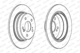 FERODO DDF224C Disc Brake - Compatible with Mercedes W202, W203 and 2 more models — Brake Rotors & Drums