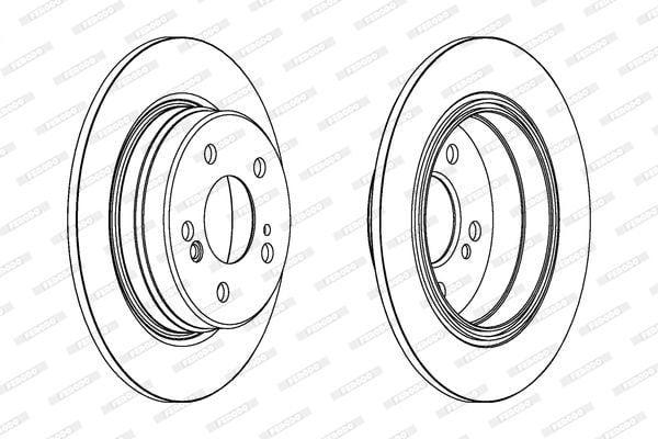 ferodo-ddf224c-disc-brake, ferodo-ddf224c-brake-specifications FERODO DDF224C Disc Brake - Compatible with Mercedes W202, W203, W210, W124 | 278mm FERODO DDF224C Disc Brake for Mercedes Models ferodo, disc-brake, mercedes-parts, car-owners, mechanics, automotive-parts, braking-system, brake-discs, replacement-parts, ai-generated