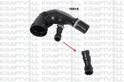 Kraftvoll 10032051 Turbo Pipe Hose Fiorino Linea 500 500L Grande Punto Panda 1.3 Multijet