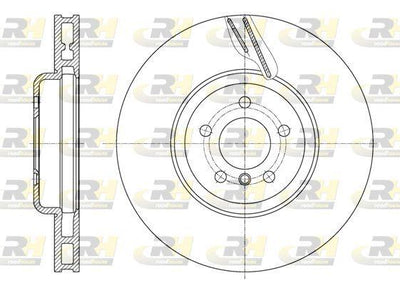 ROADHOUSE 61598.11 Brake Disc — Brake Rotors & Drums