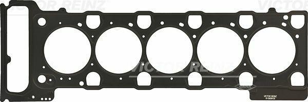 Victor Reinz Cylinder Head Gasket for Land Rover, Closeup of Victor Reinz Head Gasket Specifications Victor Reinz Cylinder Head Gasket - Fits Land Rover Discovery Td5 | 3 Bolt Configuration | Automotive Technicians & Car Owners Victor Reinz Cylinder Head Gasket for Land Rover victor-reinz, cylinder-head-gasket, land-rover-parts, automotive-replacement, engine-parts, gasket-seal, car-maintenance, engine-repair, car-owners, ai-generated