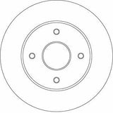 TRW DF4452BS - Brake Disc and Bearing Assembly — Brake Rotors & Drums