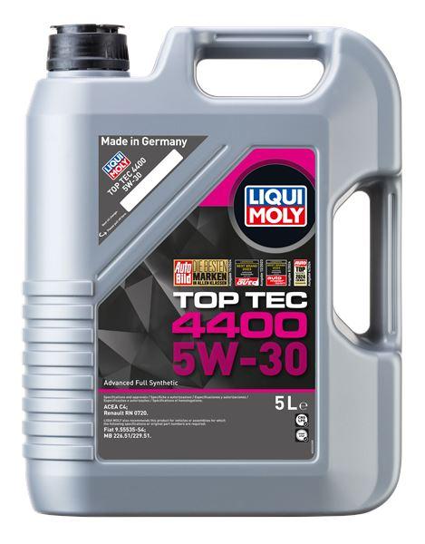Liqui Moly 2322 Motor Oil-Top Tec 4400 5W-30 5 L Acea C4 — Fluids & Chemicals