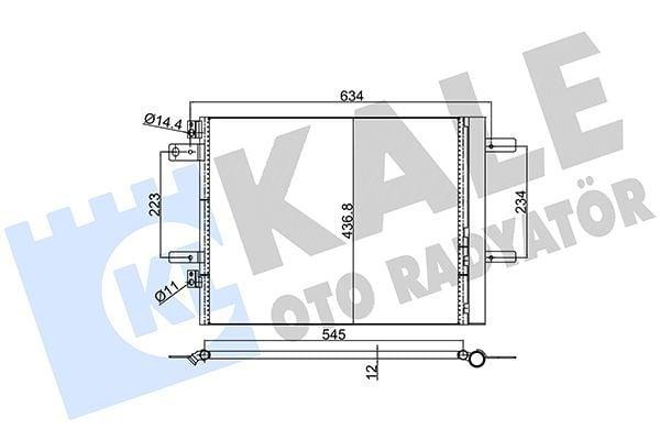 KALE AC Condenser 353150 - Reliable Cooling for Vehicles — Condensers & Evaporators