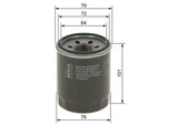 BOSCH 09864B7045 Oil Filter — Oil Filters