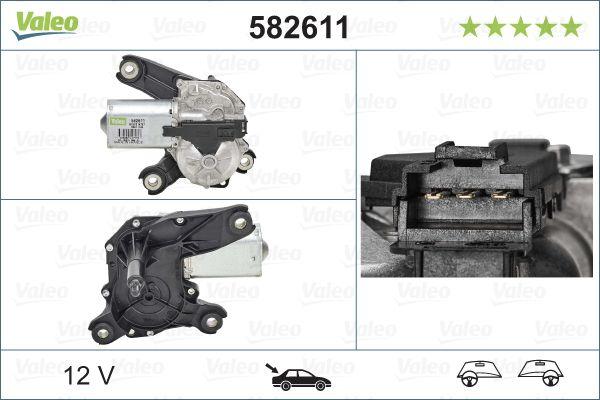 Valeo 582611 Wiper Motor (Rear) Opel Meriva A Mpv (X03) Opel Corsa Mk II (C) (X01) Opel Astra G Hatchback