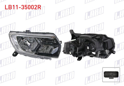 LABO LB11-35002R Headlight Right LED Renault Symbol Joy 2015 — Headlights