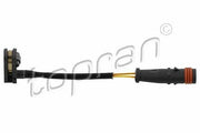 topran front brake pad sensor for crafter, topran brake pad sensor technical specifications, installation of topran brake sensor TOPRAN Front Brake Pad Sensor for Crafter 30-50 Minibus/ Van - Precision Fit for Reliable Performance | 100 mm Length TOPRAN Front Brake Pad Sensor for Crafter Models topran, brake-pad-sensor, crafter, vehicle-maintenance, automobile-service, car-parts, front-axle-sensor, wear-warning-contact, brake-performance, ai-generated
