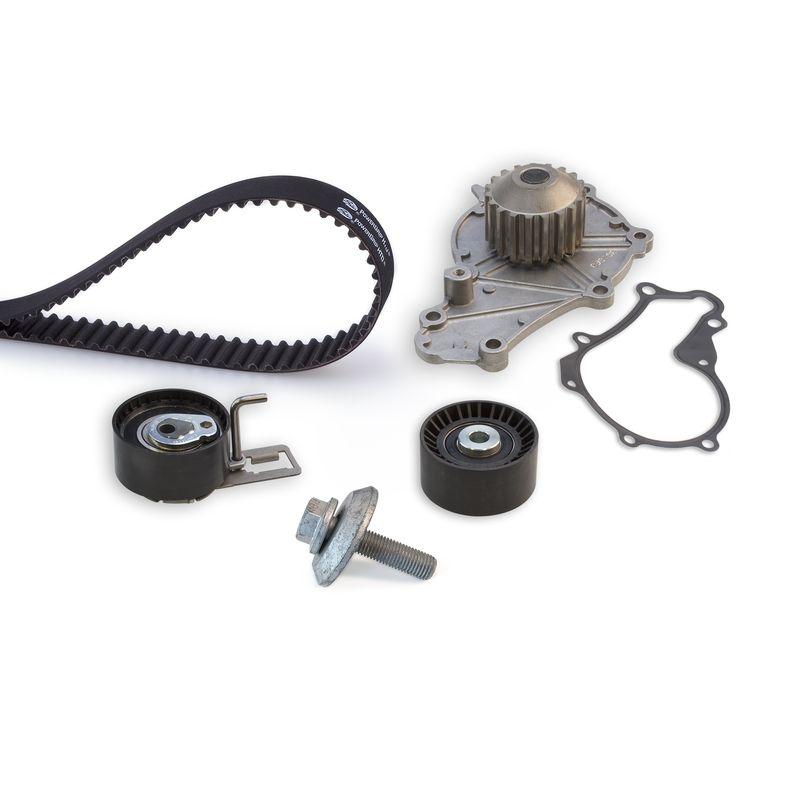 Gates KP15656XS Timing Set + Water Pump 09-207-308-508-3008-Prt-Brl-C3-C4-Fcs-Fıe 1.6Hdi — Water Pump & Thermostat