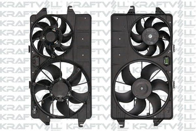 Kraftvoll 08120005 Fan Motor Complete (Pair with Fan) Ford Tourneo Connect 02-14 — Motors, Pumps & Antennas