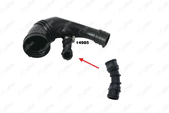 NIFEA 14945 Turbo Pipe Hose Fiat Doblo/Fiorino/Idea/Punto/Pratico/Egea, Alfa MiTo, Lancia Musa/Ypsilon 1.3 Mjet 10>