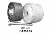 snr ga35885 v belt tensioner front view, snr ga35885 v belt tensioner back view, snr ga35885 technical specifications SNR GA35885 V Belt Tensioner - Essential Replacement for 01-Doblo, Marea, Bravo, Va 1.9D-JTD | 65mm Diameter SNR GA35885 V Belt Tensioner | Mechanics & Car Enthusiasts v-belt-tensioner, snr, car-parts, mechanics, car-enthusiasts, vehicle-repair, automotive-accessories, fiat-parts, replacement-parts, ai-generated