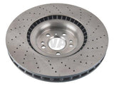 SWAG 10107711 Front Brake Disc - Compatible with X166 (2012-2015), W166 (2015-2018), C292 (2015-2019) — Brake Rotors & Drums