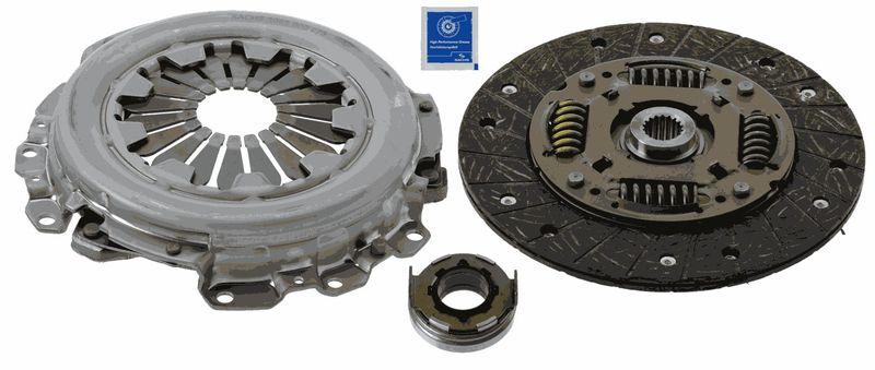 Sachs 3000951471 Clutch Kit with Bearing (Chevrolet Aveo T250-T255 06 / 11 1.2 16V / Spark 1.0-1.2 05 / M — Clutch & Flywheel