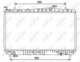 NRF 53150 Motor Radiator for Lacetti Nubira 1.4 / 1.6 / 1.8 / 2.0 - Durable Aluminum Cooling System — Radiators & Fans