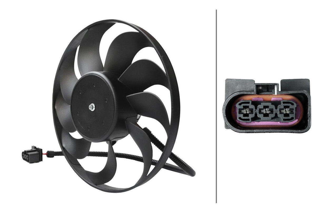 Hella 8EW366420-061 Fan Motor Small Olan (220 / 60W 290mm) Bora Bcb A3 Tt Cordoba Ibiza IV Ibiza V — Motors, Pumps & Antennas
