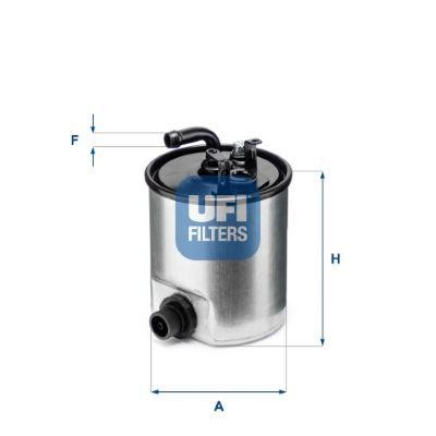 UFI Fuel Filter 24.007.00 - Replacement for Sprinter 2-T Minibus and Bus — Fuel Delivery