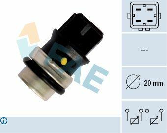 fae temperature sensor for golf iii passat polo, 4-pin black yellow temperature sensor, fae 33640 coolant temperature sensor FAE Temperature Sensor for Golf III, Passat, Caddy II, Polo T4 - 4-Pin Black-Yellow | 20 mm Mounting Diameter FAE Temperature Sensor for Golf, Passat, Polo fae-temperature-sensor, golf-iii-passat-caddy-polo, car-parts, automotive-sensor, coolant-temperature-sensor, mechanics, car-owners, 4-pin-sensor, engine-performance, ai-generated