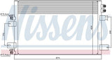 Nissens Klima Radiator - Jeep Compass/Patriot 2.0 06 - 26.5 x 16.8 x 0.63 in — Radiators & Fans