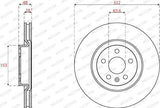 FERODO DDF2693C Disc Brake for Volvo S60 S90 V60 V90 XC60 — Brake Rotors & Drums