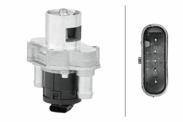 HELLA EGR Valve 6NU014864-531 for Mercedes Sprinter 906/907 - Electric Operation, 5-Pin Socket — Emission Control