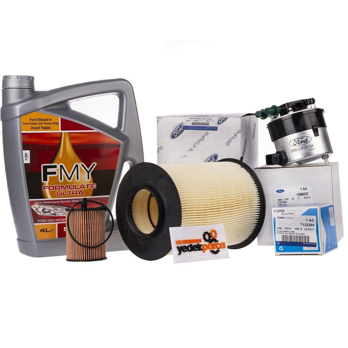 Ford Ford Focus 2008-2011 1.6 TDCi Oil Maintenance Kit - Genuine Ford Parts — Maintenance & Service Kits