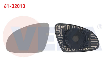 Veka 61-32013 Mirror Glass Left Heated Aspheric Opel Astra J 2009 — Mirrors