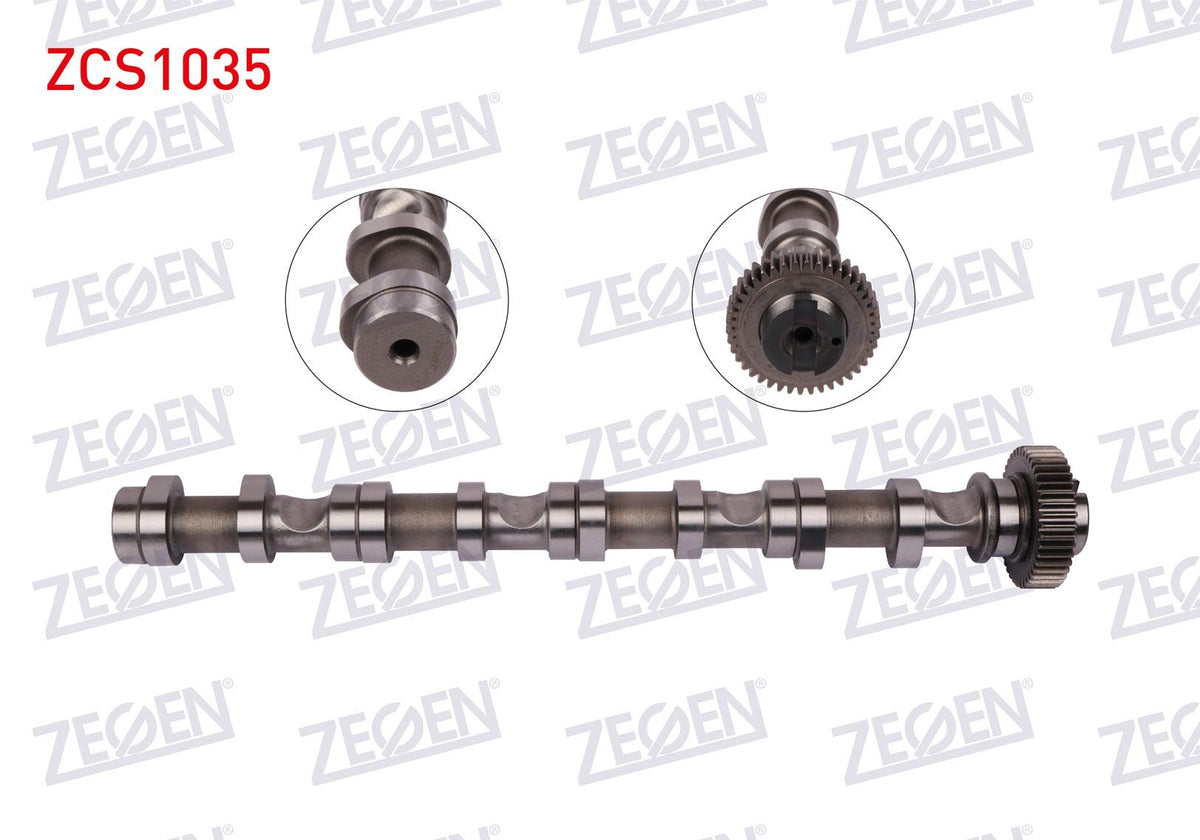 Zegen ZCS1035 Camshaft Shaft Intake Steel 1.6 TDI-2.0 TDI (Caga-Cagb-Caha-Cayb-Cayc-Cbaa-Cbab-Cffa-Cffb-Ckub) Caddy III 04-15 / Amarok (2Ha) 10-17 / Golf (1K1) 03-09 / Golf (5K1) 09-13 / Audi