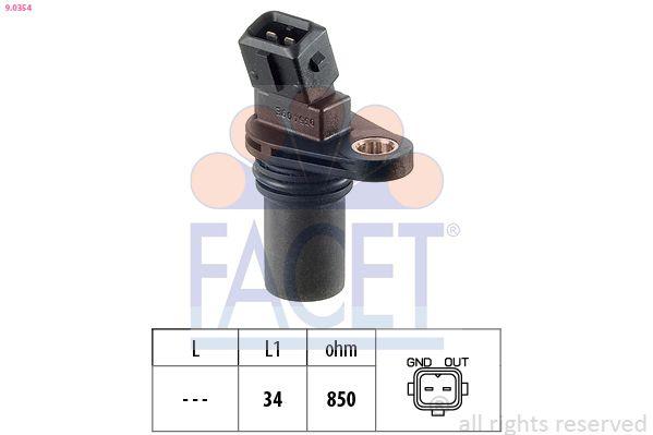 Facet 9.0354 Transmission Speed Sensor Smart Fortwo Coupe (450) 04 > 07 Roadster Coupe (452) 03 — Vehicle Sensors & Switches
