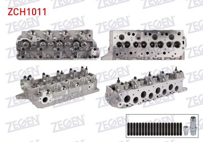 Zegen ZCH1011 Cylinder Head (Dusuk Valve) Y.M. Hyundai Starex 1997-2007 / H100 Van 2004-2012 / Mitsub — Cylinder Head & Block