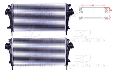 Wisco 2113256-00 Turbo Radiator (Intercooler) 665X357,4X32 Opel Insignia 1.6 2.0 08-17 — Radiators & Fans