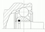 GKN 304613 Axle Joint - Grande Punto 06+ & Corsa D 07+ — Axles, CV Joints & Boots