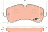 TRW Front Brake Pads for VW Crafter 30-50 Panelvan / Van