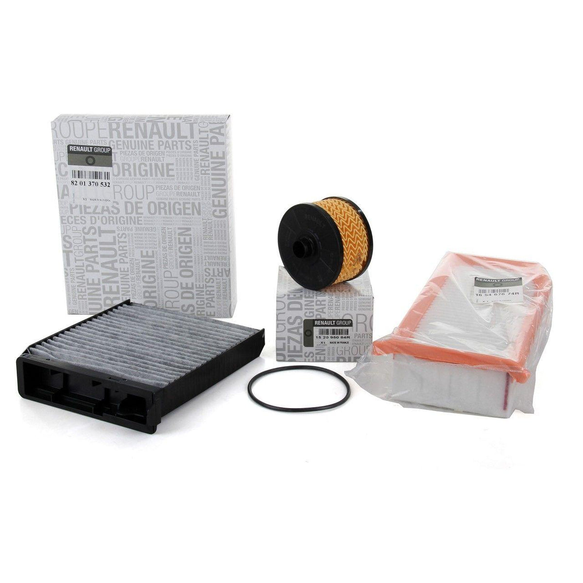 Mais Dacia Duster 1.2 tCe Gasoline Scheduled Service Filter Set 3 lü( with Carbon Pollen) — Maintenance & Service Kits