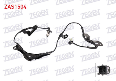 Zegen ZAS1504 ABS Sensor Front Left Mitsubishi Triton L200 2014 — Brake Sensors & ABS