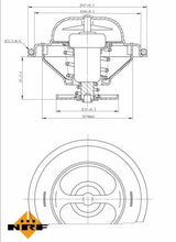 NRF VW T4 2.5 ACV Thermostat — Water Pump & Thermostat