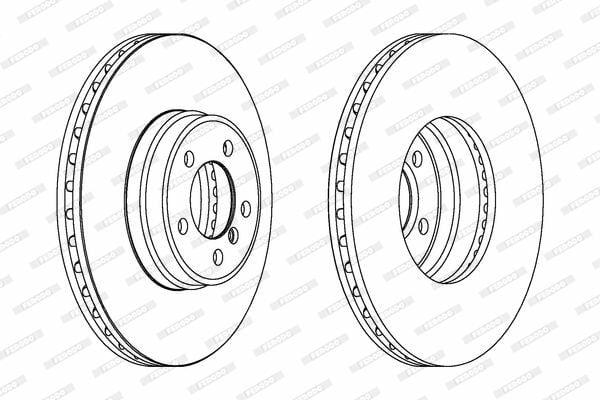 FERODO Disc Brake Rotor Set — Brake Rotors & Drums