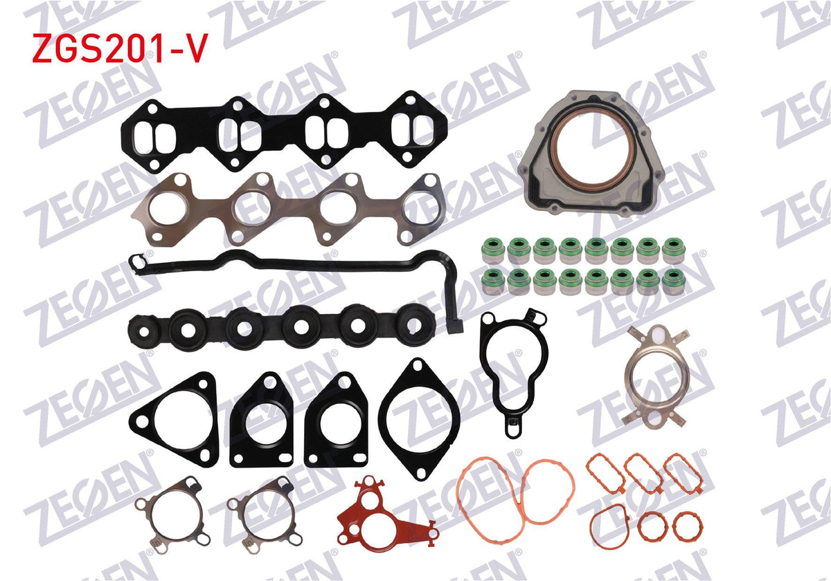 Zegen ZGS201-V Motor Set Gasket (Skc None) Renault Traffic II 2.0 dCi M9r (Viton with Seal)