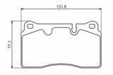 BOSCH Brake Pad Set for Touareg Models — Brake Pads