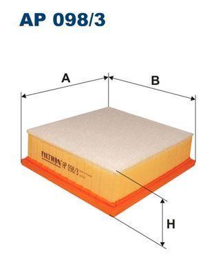 FILTRON AP098-3 Air Filter - Compatible with Punto, Doblo, Corsa — Air & Cabin Filters