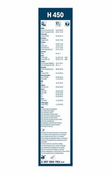 BOSCH Wiper Blade - 45 Cm Rear Wiper Blade for 00-06 Accent Twin — Wipers