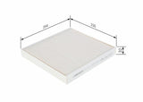 BOSCH Pollen Filter 1987432540 - High-Efficiency Cabin Air Filter for Golf VII and A3 — Air & Cabin Filters
