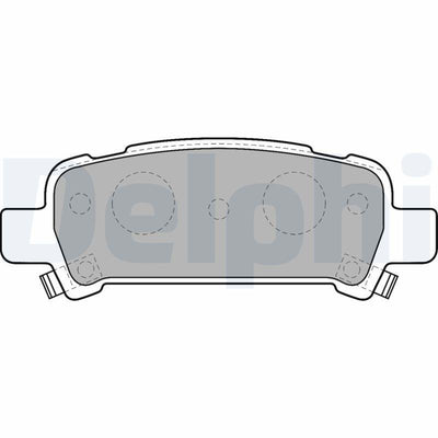 Delphi LP1509 Brake Pad Rear Subaru Forester/Impreza/Legacy/Outback — Brake Pads