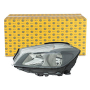 hella mercedes benz w176 left headlight, rear view of HELLA left headlight for Mercedes Benz, installation of HELLA left headlight for Mercedes Benz A Series HELLA Mercedes Benz W176 Left Headlight - Halogen Compatible | For A Series Owners HELLA Mercedes Benz W176 Left Headlight hella, mercedes-benz-a-series, left-headlight, auto-parts, headlights, vehicle-owners, car-lighting, replacement-auto-parts, halogen-lamps, ai-generated