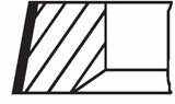 MAHLE Piston Ring Std (VW Caddy 04-11, Golf 04-09 and 3 more models — Pistons & Rotating