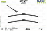 VALEO 577957 Wiper Blade Set - 24 & 20 Inch for Right-Hand Drive Vehicles — Wipers