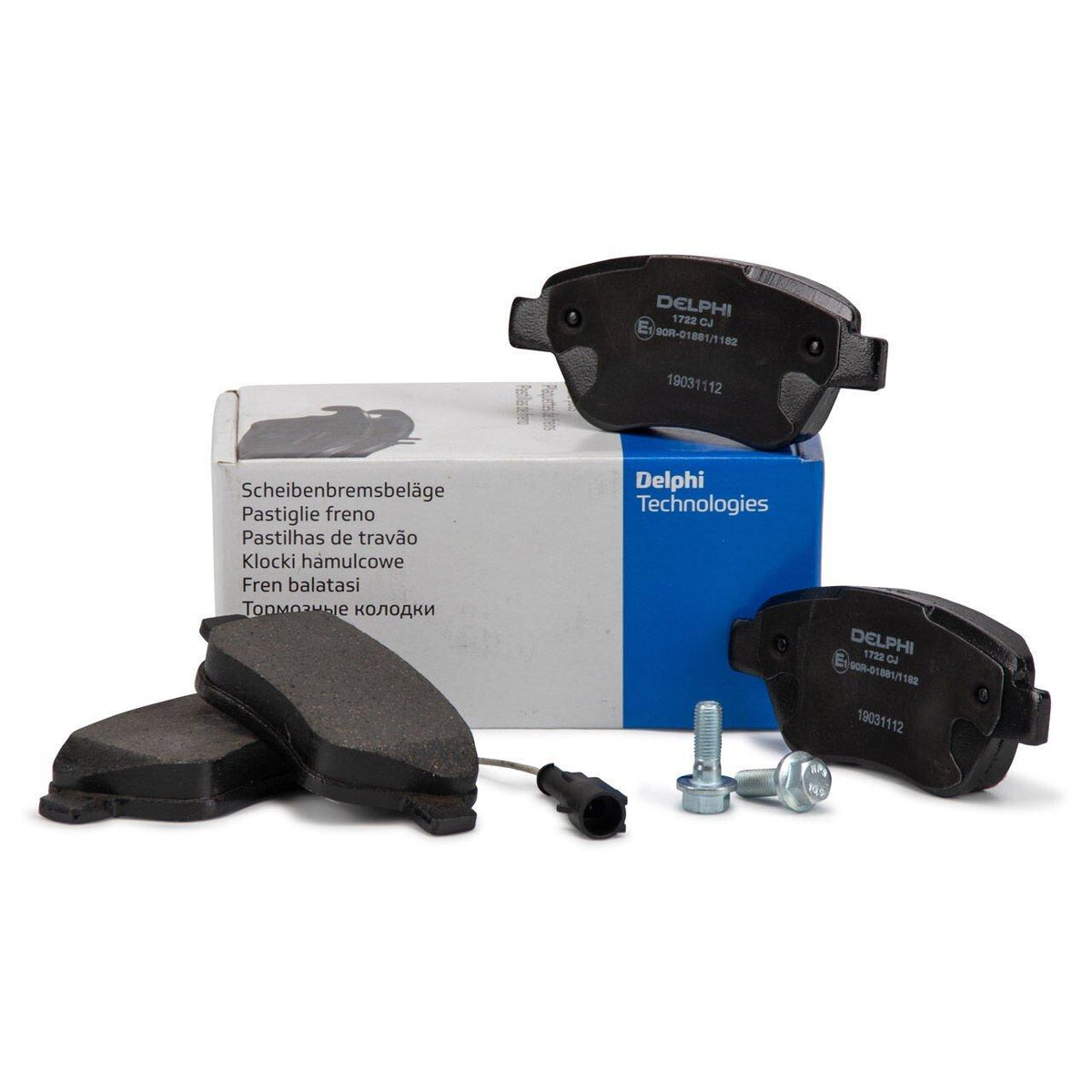 Delphi Front Brake Pad for Fiat Fiorino 1.3 Diesel Multijet — Brake Pads