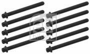 febi cylinder head bolt set for bmw, technical specifications of febi head bolts FEBI Cylinder Head Bolt - Compatible with BMW E30, E36, E46, E34 | 10 pcs Kit FEBI Cylinder Head Bolt for BMW E30 E36 E46 E34 febi, cylinder-head-bolt, bmw-parts, car-repair, automotive-tools, mechanics, auto-parts, car-owners, replacement-parts, ai-generated
