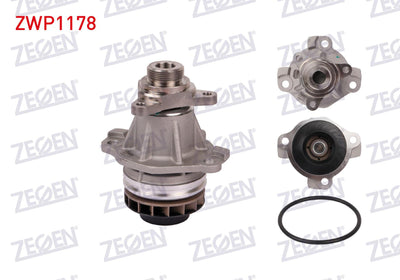 Zegen ZWP1178 Water Pump Renault Master III (Fv) 2.3 dCi Pair Wheel 2010-/ Opel Movano B 2.3 CDTi 2 — Water Pump & Thermostat